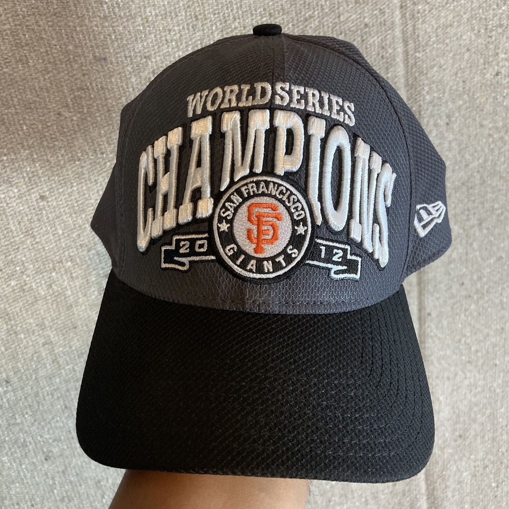 Mens Sz Medium/Large 2012 San Francisco Giants Hat Gray New Era 39Thirty